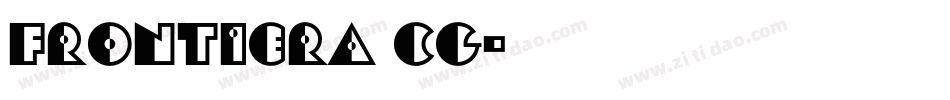 Frontiera Cg字体转换